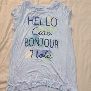 Kids Blue Graphic Tee